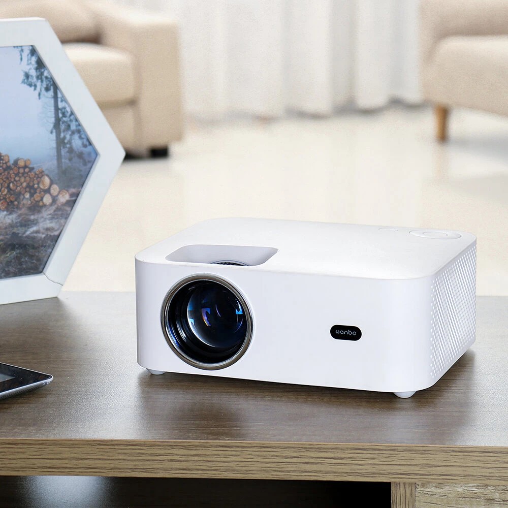 Máy chiếu Wanbo X1 Mini hỗ trợ video độ nét cao và kết nối không dây với điện thoại, kết nối với máy tính qua dây