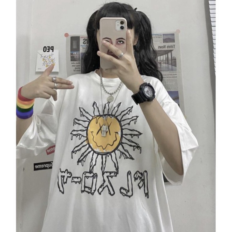 Áo thun tay lỡ Unisex, áo phông form rộng M427 KL SHOP DVSHOP