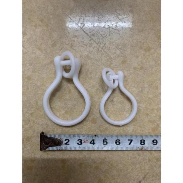 Vòng treo rèm ri đô, Móc Nhựa Treo Rèm 1000đ/cái