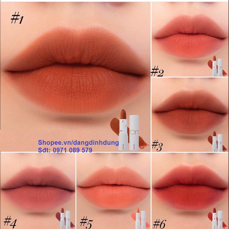 Son Thỏi Lì Romand Zero Layer Lipstick 3.8g