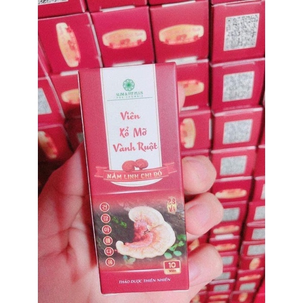 [Bản VIP 6 viên vàng, 4 viên  trắng] Xổ mỡ vành ruột Slimfit (Chính hãng)