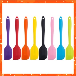 Cây vét bột silicon đúc liền dùng đánh bột, phới dẹt trộn bột spatula chịu nhiệt 27,5cm Liin'shop