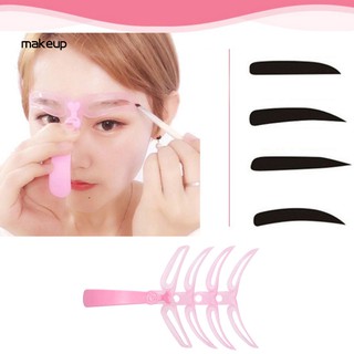 Grooming Makeup Shaping DIY Beauty Eyebrow Template Cosmetic Stencils Tool