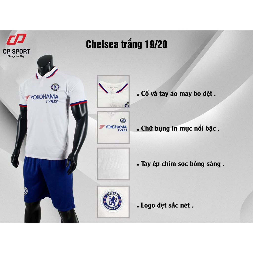 Áo bóng đá Chelsea sân nhà 2019-2020 màu xanh