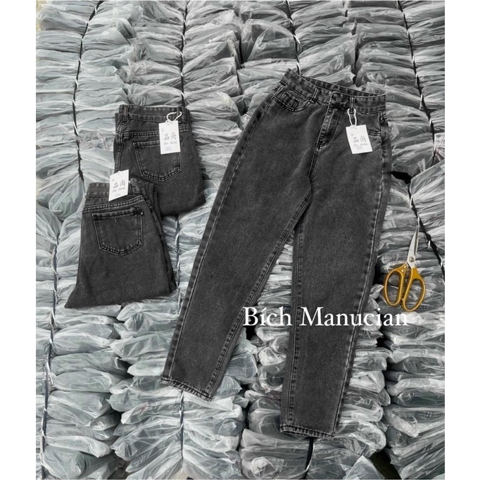 Quần jean boy xám đậm