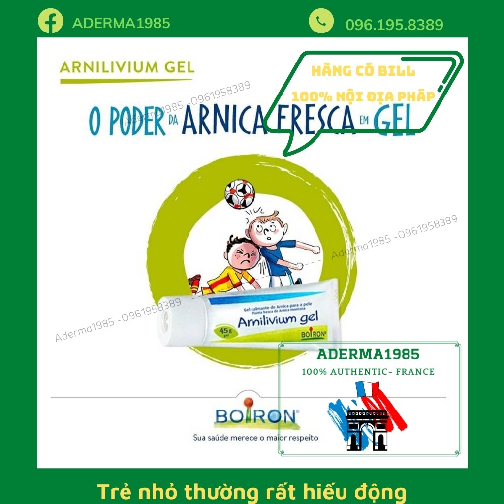 Gel tan bầm tím Arnigel của Pháp dành cho bé từ 1 tuổi, đánh tan mọi vết bầm lớn nhỏ_Sữa Paris Adema