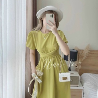 [BIGSIZE] ĐẦM CHÉO EO CỘT NƠ 60KG - 95KG (Bigsize Nguyễn Phi Phụng)