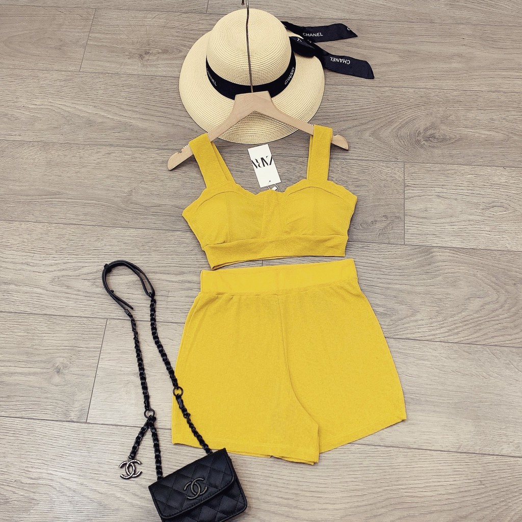 [Mã FAGREEN245 giảm tới 30K đơn 99K] Siêu Phẩm Bikini Đi Biển Siêu Sexy Màu Vàng Hot Trend | BigBuy360 - bigbuy360.vn