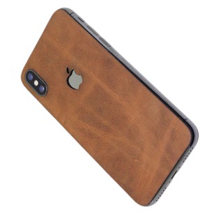 Miếng dán da cho iPhone X/xs max làm từ da bò thật cao cấp