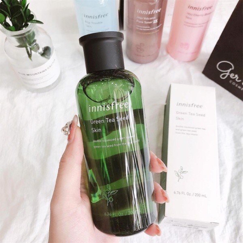 🎀Nước Hoa Hồng Trà Xanh Innisfree Green Tea Balancing Skin EX 200ml