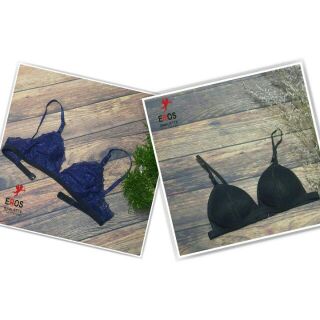 Combo 2 áo bralette 1 đen 1 xanh đen