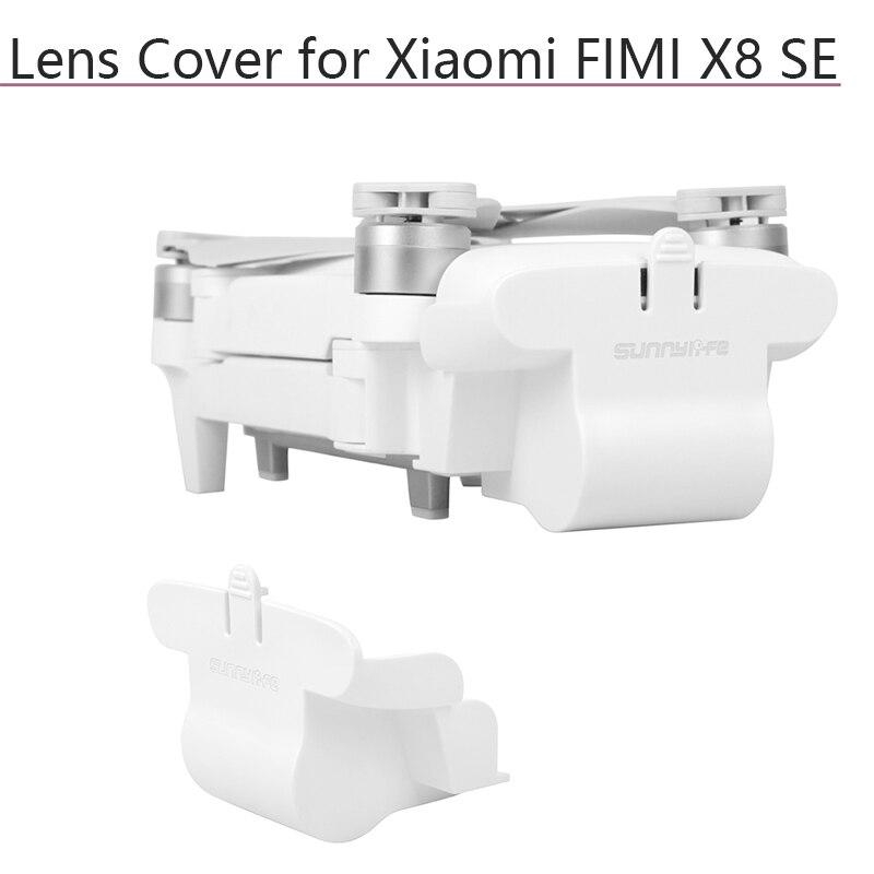White Dustproof Protective Case Protector Lens Protection Cover Lens Cap for Xiaomi FIMI X8 SE Drone Accessories