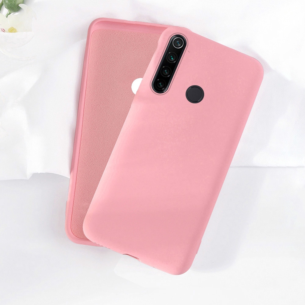 Ốp Lưng Silicone Mềm Màu Trơn Đơn Giản Cho Huawei Y9 2019 Y6S Y6 Pro Honor 8x P40 P30 Pro