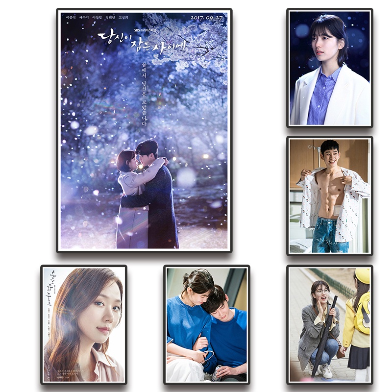 Poster Dán Tường Trang Trí In Hình Nam Diễn Viên Kịch Hàn Quốc