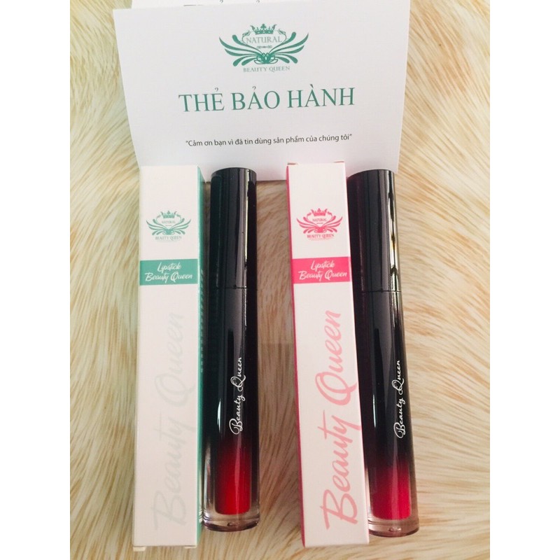 son beauty queen chính hãng (combo 2 màu :hồng và đỏ cam)70k