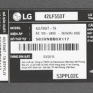 Bo mạch 42LF550, 42LF550T