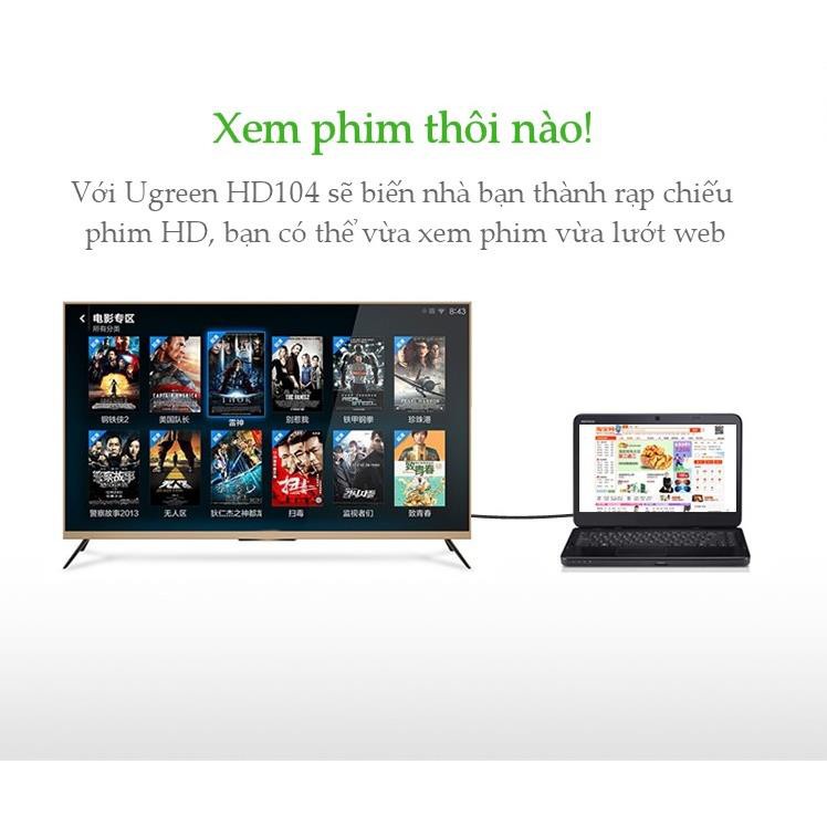 Cáp dữ liệu VIDEO HDMI 1.4 truyền âm thanh hình ảnh dài 30M có chipset Ugreen 10114