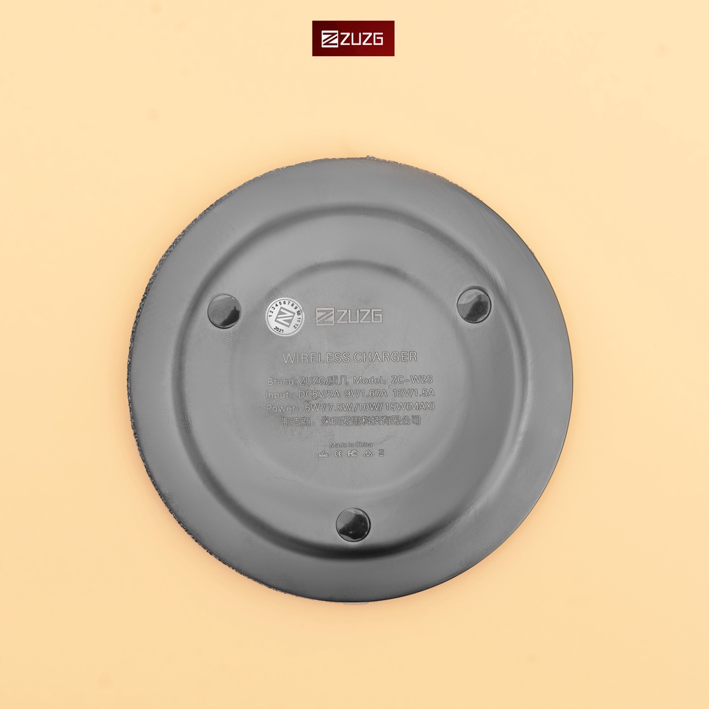 Sạc không dây 15W W2S - Z1 Hàng chính hãng ZUZG