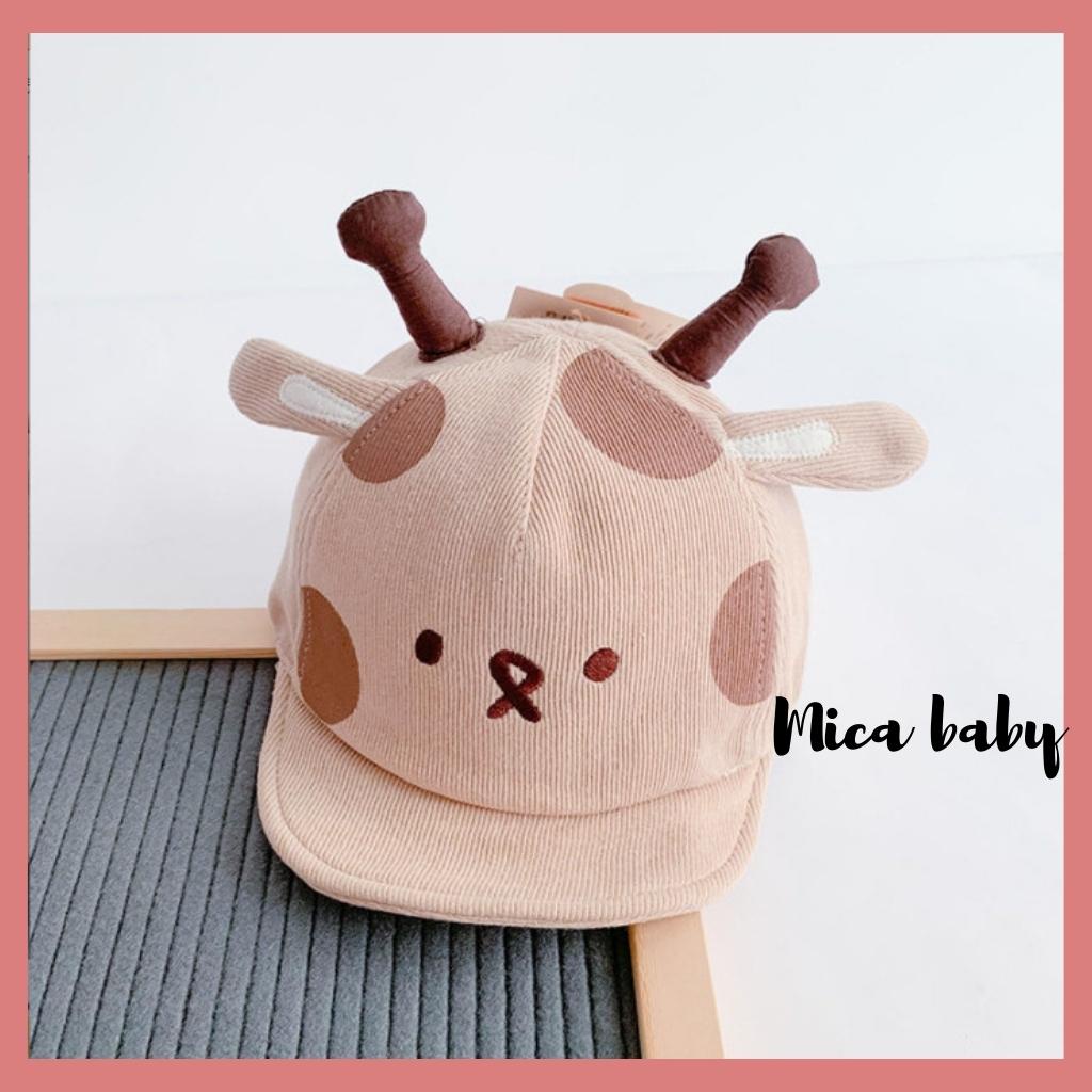 Mũ lưỡi trai hình hươu đáng yêu cho bé Mica Baby MH118