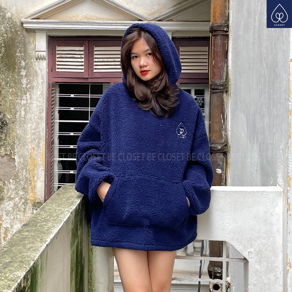 [MỚI NHẤT] 🔥 ÁO HOODIE Logo Thêu tay, Áo có mũ form rộng lông cừu dày dặn Thu Đông - Be Clothing | BigBuy360 - bigbuy360.vn