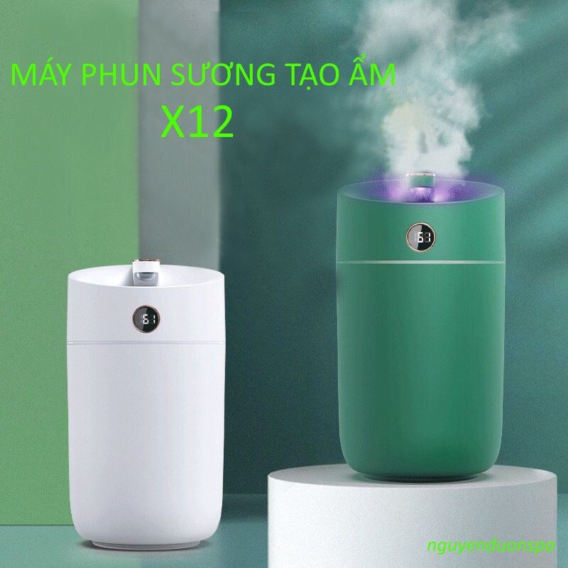 Máy tạo độ ẩm không khí X12 Humidifier dung tích 3 lít công suất 180ml/h