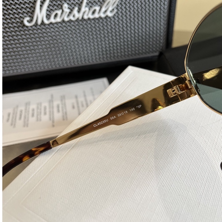 Kính Mát CE40235U - LISA Cũng Năm 2021 Gọng Kim Loại 01 - Màu Vàng Và Xanh Lá