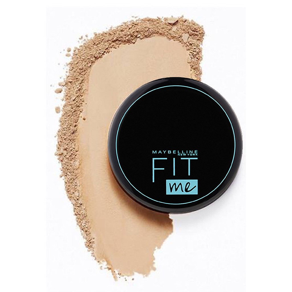 Phấn Nén Mịn Lì Kiềm Dầu 12H Maybelline Fit Me Matte + Poreless Powder 12H Oil Control SPF 28 PA+++ 6G