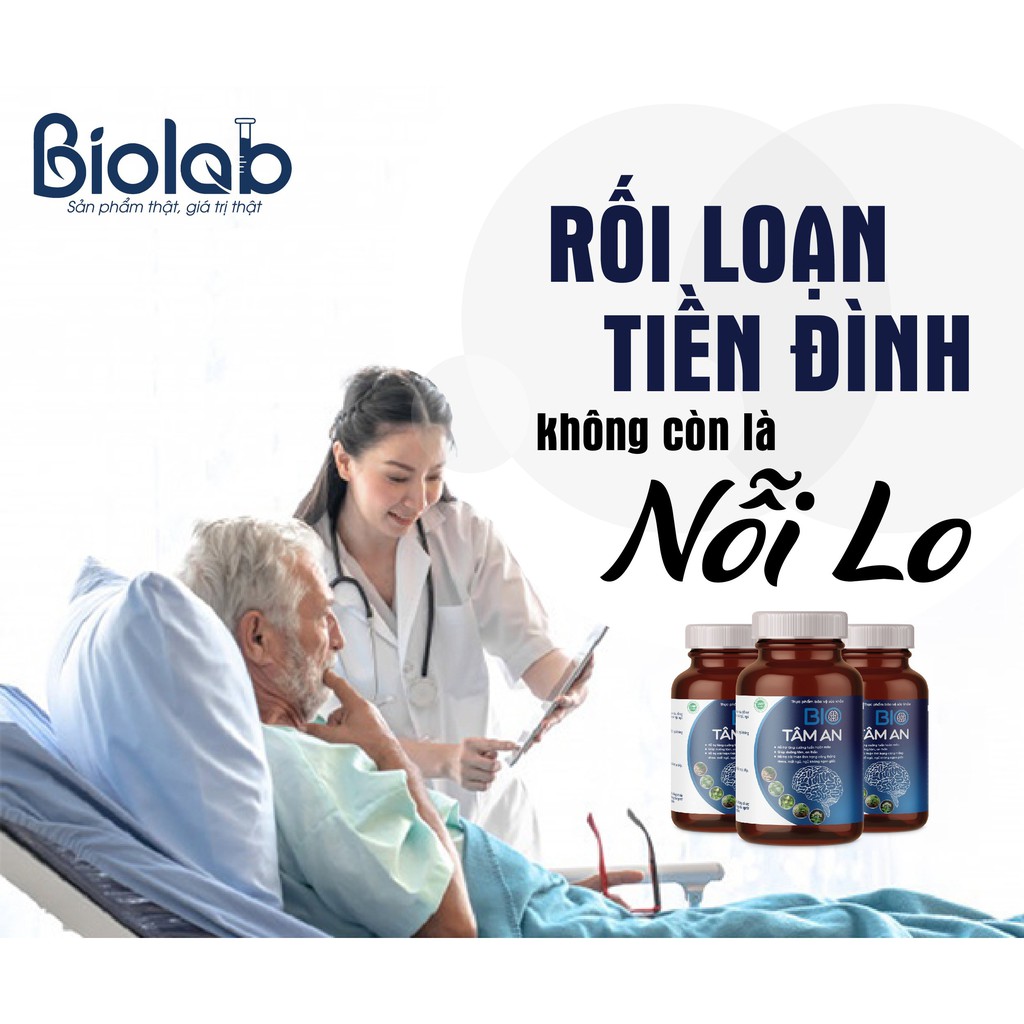 Bio Tâm An - Cải thiện tình trạng mất ngủ, giảm căng thẳng, stress, đau đầu - DƯỢC BIOLAB