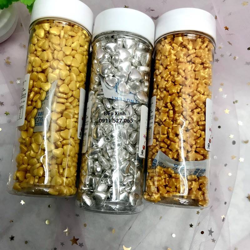 Tim bạc, Tim vàng, Sao vàng- 130g
