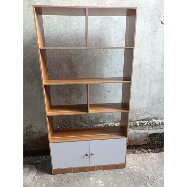 Giá Để Sách MIMO FURNITURE Kệ Trưng Bày, Tủ Gỗ Đựng Đồ Đa Năng Dùng Làm Vách Ngăn Phòng Khách, Văn Phòng Tiện Ích