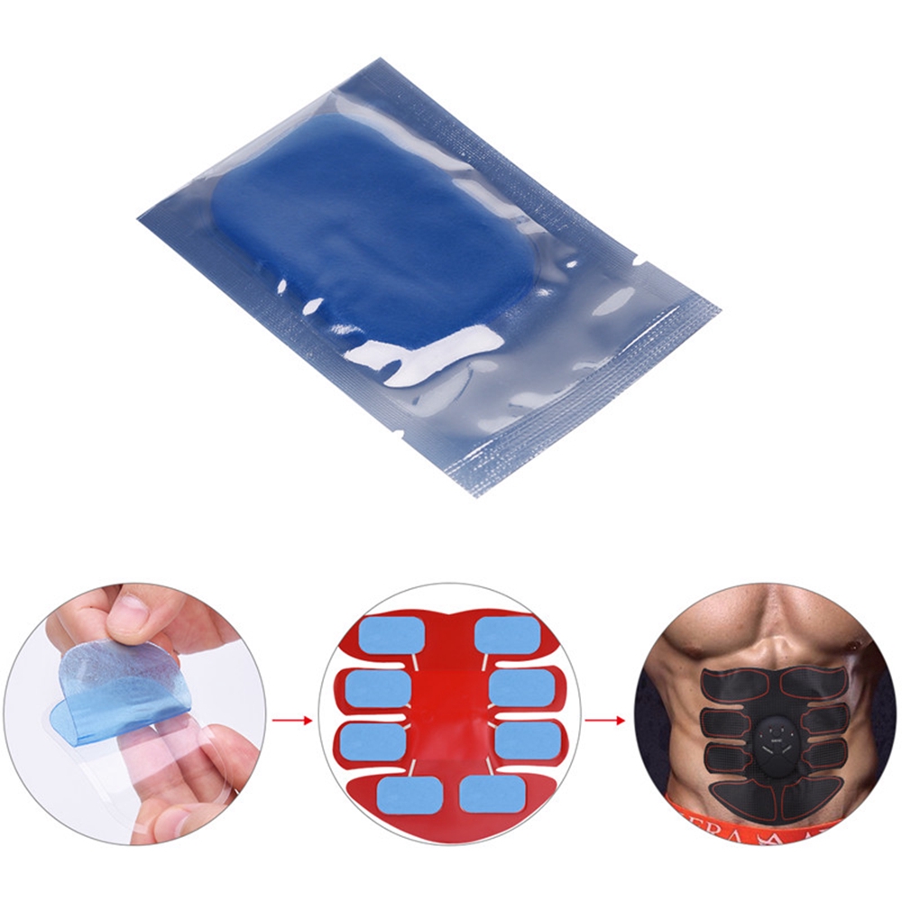 (hàng Mới Về) Bộ 5 / 10 / 15 / 20 Cặp Miếng Gel Mát Xa Cơ Bắp Ems