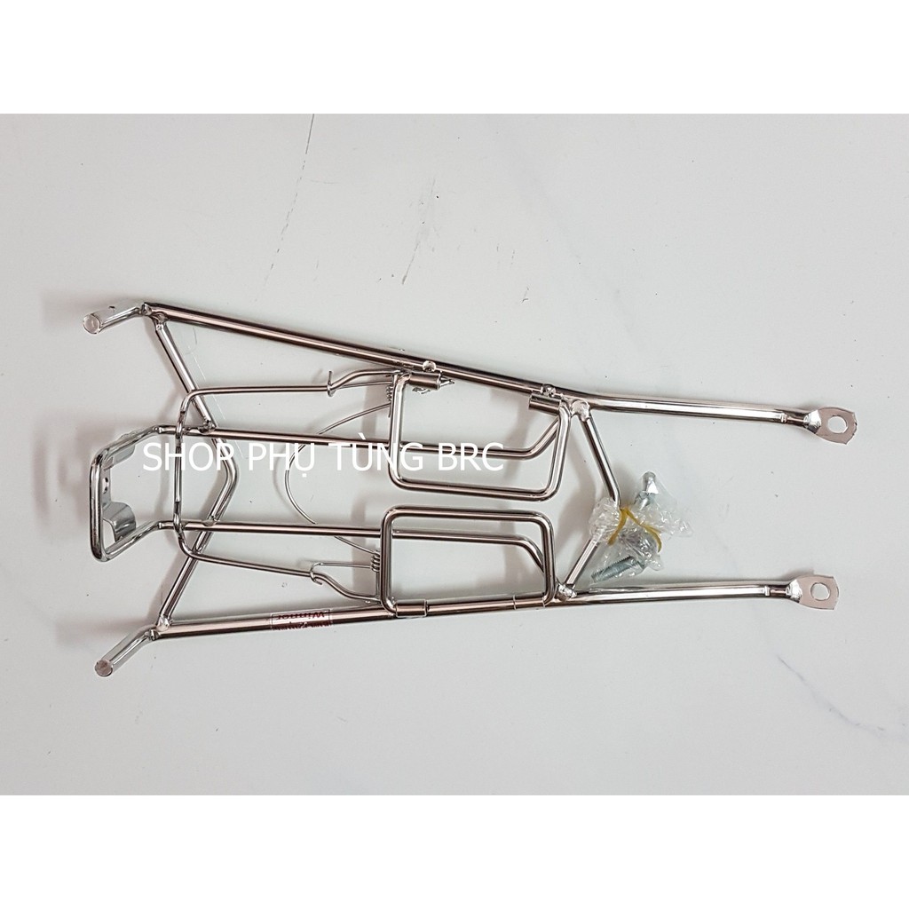 Baga giữa INOX 10 li xe WINNER X 2019 loại có cánh ( kèm ốc + long đền nhựa )