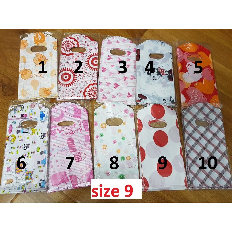 TÚI NILON IN HÌNH TÚI LDPE XẤP KHOẢNG 50 CÁI