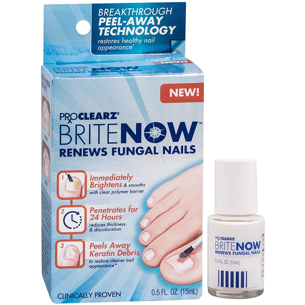 Sơn móng hỗ trợ nấm móng PROCLEARZ Brite Now Renew Fungal Nails 15ML