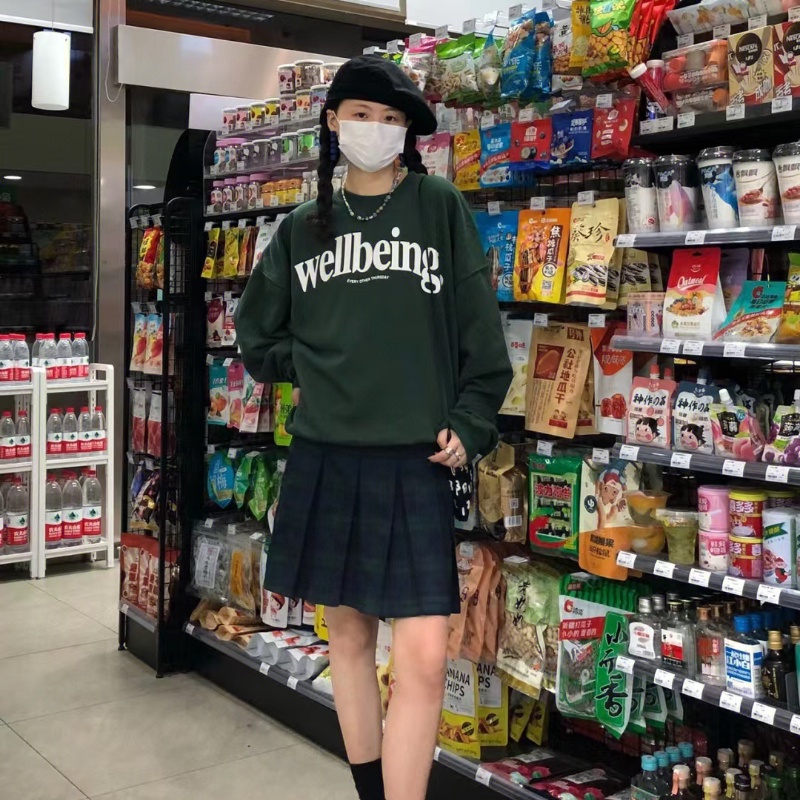 NRVP Mới Áo Thun Tay Dài Dáng Rộng In Chữ Phong Cách Hàn Quốc 2023