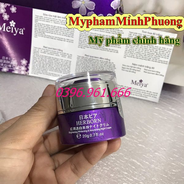 Bộ mỹ phẩm Meiya tím cao cấp Nhật Bản 5in1