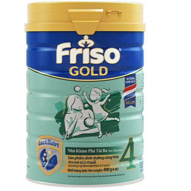 Sữa Bột Friso Gold 4 Cho Trẻ Từ 2-4 Tuổi 400g