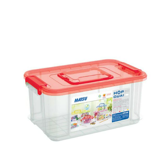 Hộp nhựa quai xách Matsu Lớn 7200ml