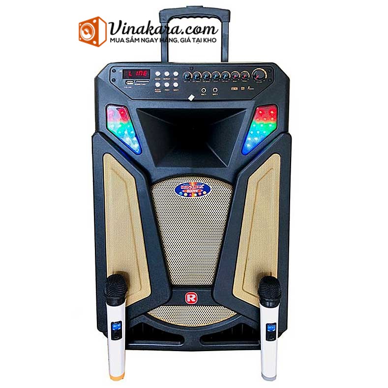 Loa kéo Ronamax U15A, mẫu loa karaoke 2018, công suất đỉnh 450W