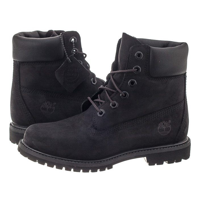 Giày Cổ Cao Nam Cổ Cao Timberland 6-inch Premium Màu Đen TB010073 | BigBuy360 - bigbuy360.vn