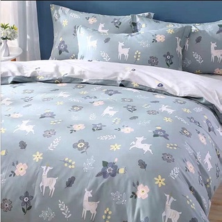 Vải may chăn ga áo gối,gối ôm khổ 2m35 hình con nai