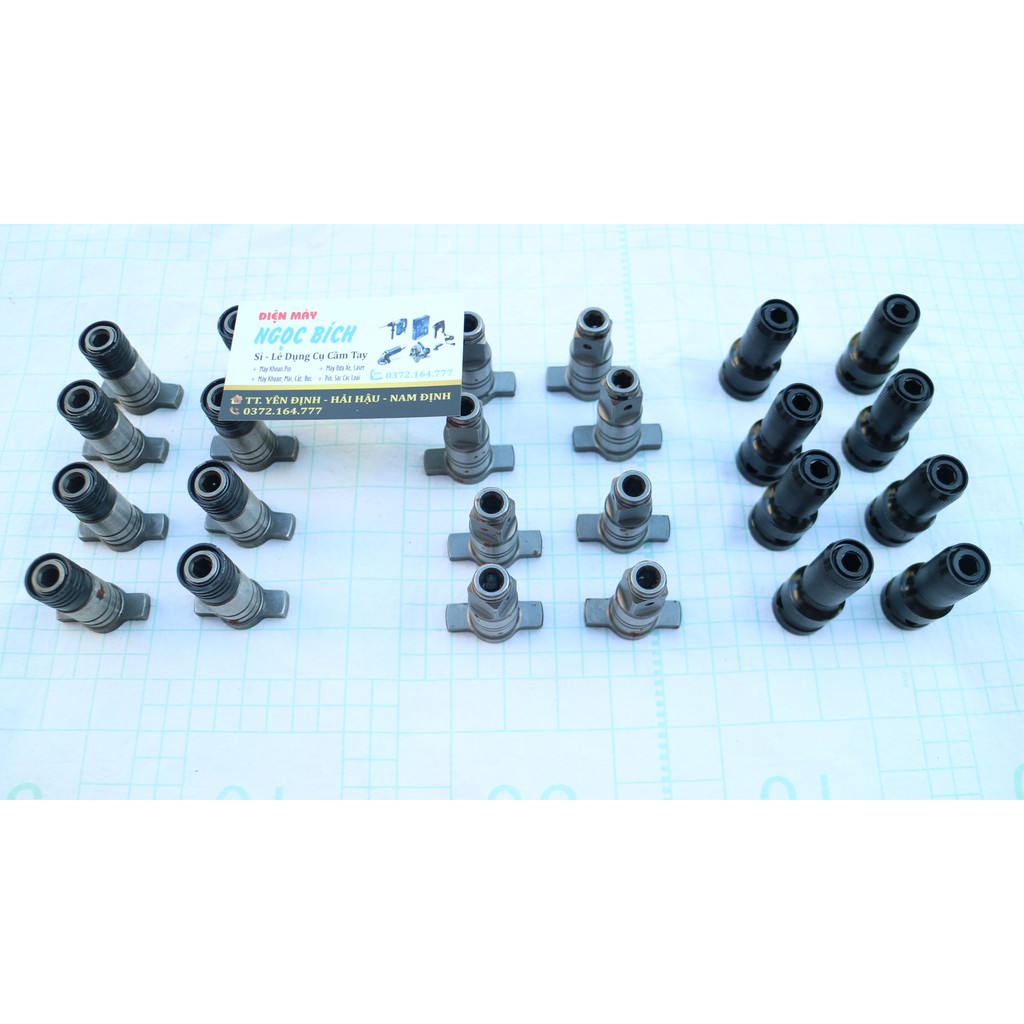 Đầu chữ T bulong + đầu chữ T chuyên vít + đầu chuyển vít thay thế cho đầu máy Makita, Hitachi, Dewalt, Ken...