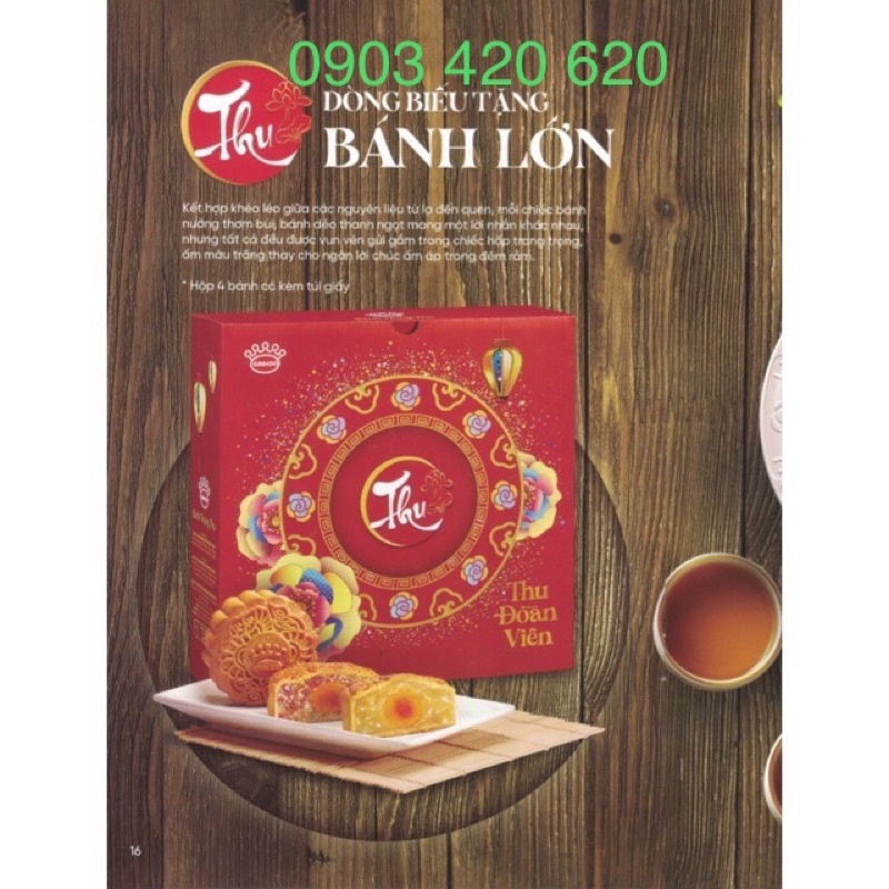 Bánh trung thu Kinh Đô 2 trứng 210g năm 2022