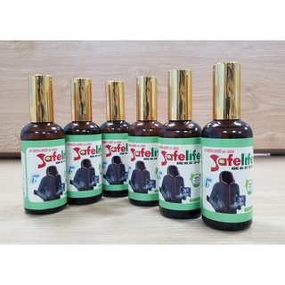 Xịt Kháng Khuẩn Rửa Tay Khô Đa Năng Safelife (2in1) (Vị Cafe)