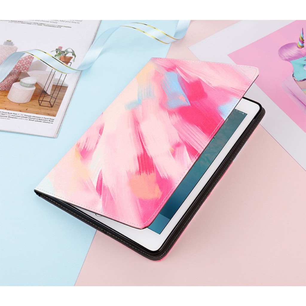 Ốp ipad gen 8 silicon Sơn Mài Vân Đá ốp ipad Air 4/Pro 11''/9.7/10.5/10.2 gen 7/8/2017/2018/Air2/Air1...MART CASE