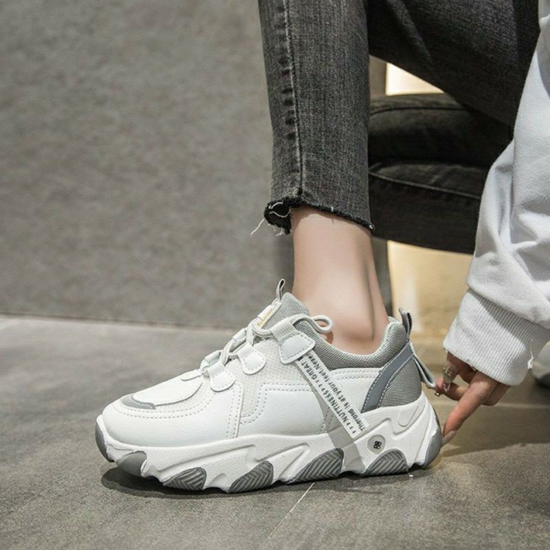 ( 2 Màu ) Giày Thể Thao Nữ Sneaker Mới 5S Kiểu Dáng Mới , Giày Nữ Mới Kiểu Dáng Hàn Quốc Hot Trend 2020