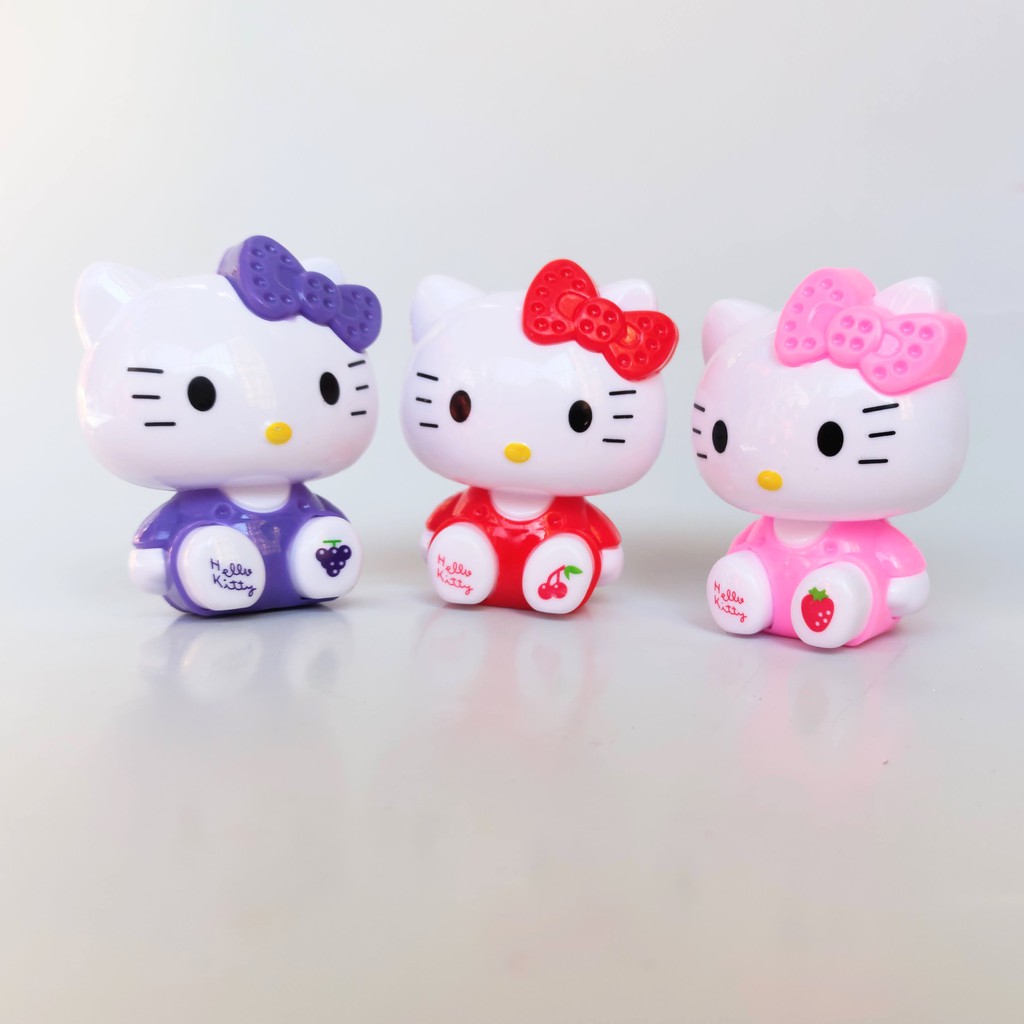 Pk mèo Kitty hoa quả đáng yêu trang trí tiểu cảnh, trang trí chậu cây, làm đồ thủ công, trang trí bánh gato (gateau)