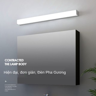 ❏✉۩Đèn gương LED phòng tắm chống sương mù trước Bàn trang điểm tường nhôm hiện đại tối giản <