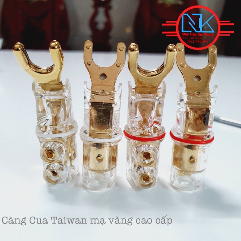 Jack càng cua mạ vàng OEM Taiwan