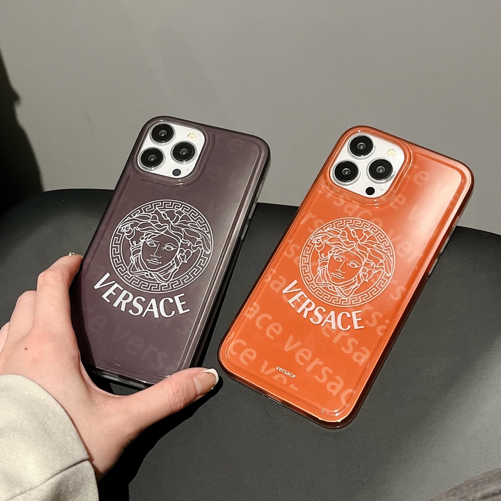 Ốp điện thoại Versace thích hợp cho iphone 14 Pro Max i14 plus 13 Pro Max i13 13pro 11 Pro Max i11 12Pro 12 Pro Max